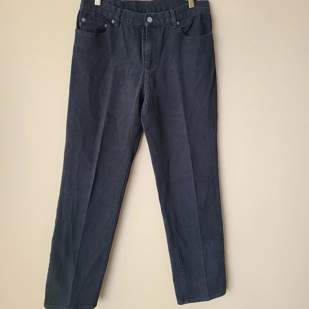 Ralph Lauren jeans Co. women's black denim pants sz.10
